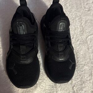 Puma Jet Black Performance Sneakers